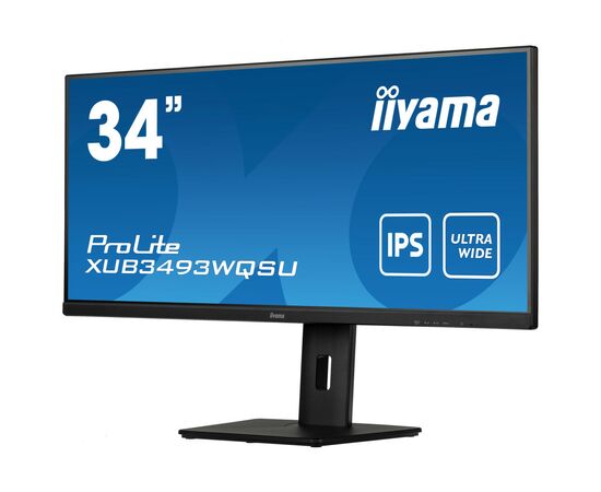 Монітор iiyama XUB3493WQSU-B5, зображення 5 Монітор iiyama XUB3493WQSU-B5, зображення 5