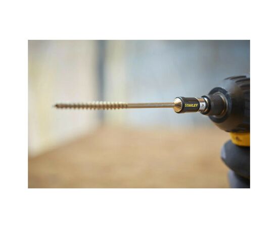 Набор бит Stanley FatMax, Pozidriv, Pz1, Pz2, Pz3, L= 50 мм, 10 шт, кейс (STA88565), изображение 8 Набор бит Stanley FatMax, Pozidriv, Pz1, Pz2, Pz3, L= 50 мм, 10 шт, кейс (STA88565), изображение 8