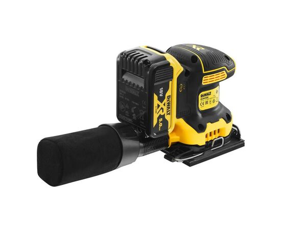 Шлифовальная машина DeWALT 18 В XR Li-lon, 115х108 мм, 8000-13500 об/мин, 2x5Ah, кейс (DCW200P2), изображение 4 Шлифовальная машина DeWALT 18 В XR Li-lon, 115х108 мм, 8000-13500 об/мин, 2x5Ah, кейс (DCW200P2), изображение 4