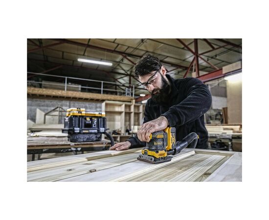Шлифовальная машина DeWALT 18 В XR Li-lon, 115х108 мм, 8000-13500 об/мин, 2x5Ah, кейс (DCW200P2), изображение 9 Шлифовальная машина DeWALT 18 В XR Li-lon, 115х108 мм, 8000-13500 об/мин, 2x5Ah, кейс (DCW200P2), изображение 9