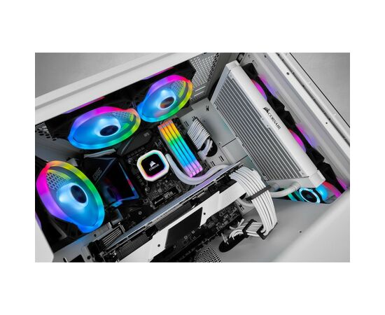 Кулер для корпуса Corsair QL Series, QL140 RGB, 140mm RGB LED Fan (CO-9050100-WW), изображение 12 Кулер для корпуса Corsair QL Series, QL140 RGB, 140mm RGB LED Fan (CO-9050100-WW), изображение 12