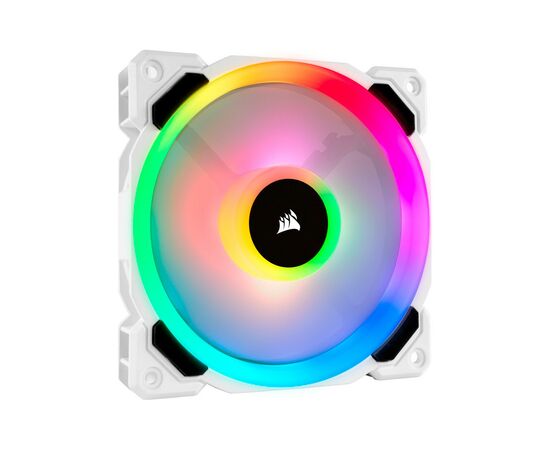Кулер для корпуса Corsair LL120 RGB White (CO-9050092-WW), изображение 2 Кулер для корпуса Corsair LL120 RGB White (CO-9050092-WW), изображение 2
