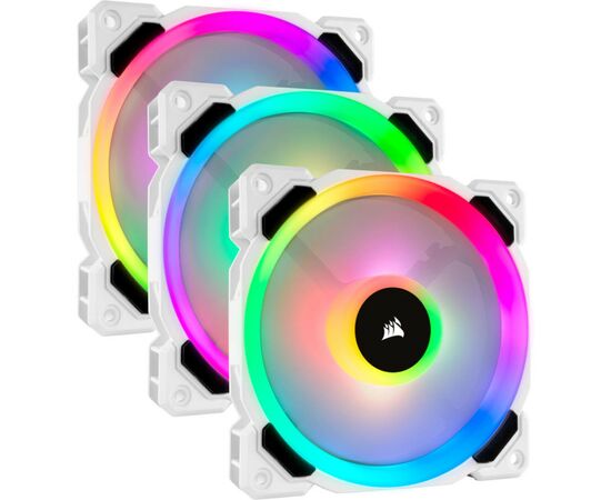 Кулер для корпуса Corsair LL120 RGB White (CO-9050092-WW), изображение 6 Кулер для корпуса Corsair LL120 RGB White (CO-9050092-WW), изображение 6