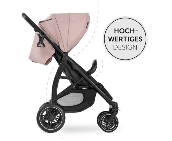 Коляска Hauck Rapid 4D Dusty Rose (14897-6), изображение 5 Коляска Hauck Rapid 4D Dusty Rose (14897-6), изображение 5