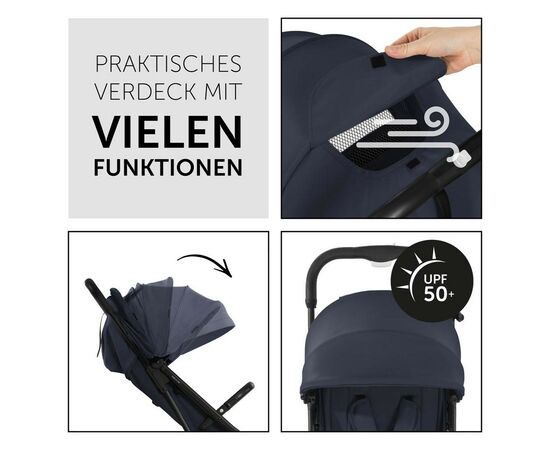 Коляска Hauck Travel N Care Dark Navy Blue (16016-9), изображение 3 Коляска Hauck Travel N Care Dark Navy Blue (16016-9), изображение 3