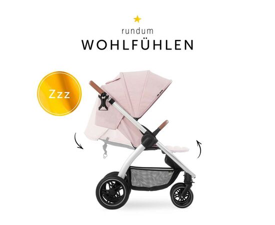 Коляска Hauck Uptown Melange Rose (14826-6), изображение 12 Коляска Hauck Uptown Melange Rose (14826-6), изображение 12