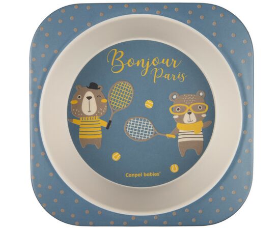 Набор детской посуды Canpol babies BONJOUR PARIS посуды 5 эл. синий (9/227_blu), изображение 4 Набор детской посуды Canpol babies BONJOUR PARIS посуды 5 эл. синий (9/227_blu), изображение 4