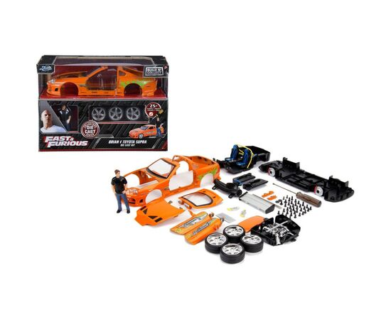 Машина Jada металева Форсаж Тойота Супра з фігуркою Брайана 25 елементів 1:24 (253203017), зображення 12