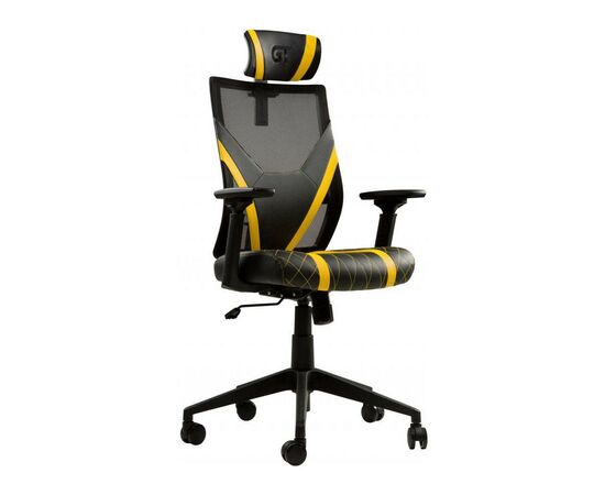 Кресло игровое GT Racer X-6674 Black/Yellow, изображение 2 Кресло игровое GT Racer X-6674 Black/Yellow, изображение 2