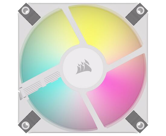 Кулер для корпуса Corsair iCUE AF120 RGB Slim White (CO-9050164-WW), изображение 2 Кулер для корпуса Corsair iCUE AF120 RGB Slim White (CO-9050164-WW), изображение 2