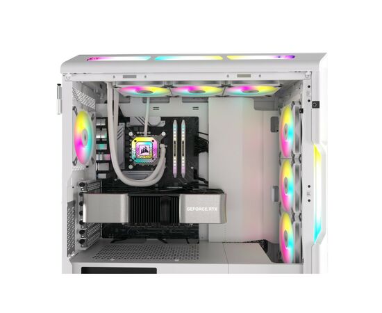 Кулер для корпуса Corsair iCUE AF120 RGB Slim White (CO-9050164-WW), изображение 9 Кулер для корпуса Corsair iCUE AF120 RGB Slim White (CO-9050164-WW), изображение 9