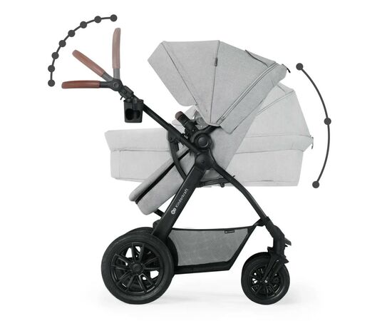 Коляска Kinderkraft 3 в 1 Xmoov Dark Gray (KSXMOV00DGR3000) (5902533920907), изображение 12 Коляска Kinderkraft 3 в 1 Xmoov Dark Gray (KSXMOV00DGR3000) (5902533920907), изображение 12