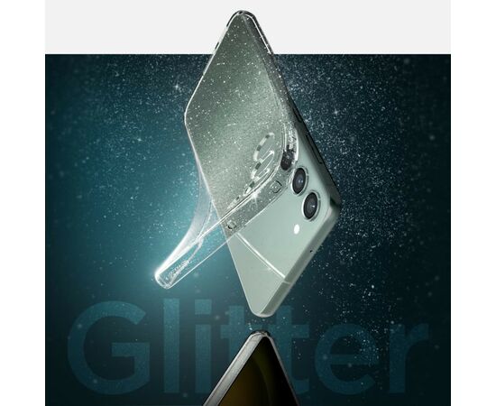 Чехол для мобильного телефона Spigen Samsung Galaxy S23 Plus Liquid Crystal Glitter, Crystal Quartz (ACS05664), изображение 3 Чехол для мобильного телефона Spigen Samsung Galaxy S23 Plus Liquid Crystal Glitter, Crystal Quartz (ACS05664), изображение 3