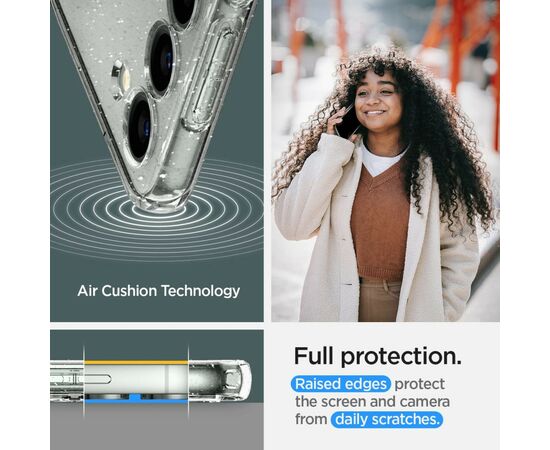 Чехол для мобильного телефона Spigen Samsung Galaxy S23 Plus Liquid Crystal Glitter, Crystal Quartz (ACS05664), изображение 5 Чехол для мобильного телефона Spigen Samsung Galaxy S23 Plus Liquid Crystal Glitter, Crystal Quartz (ACS05664), изображение 5