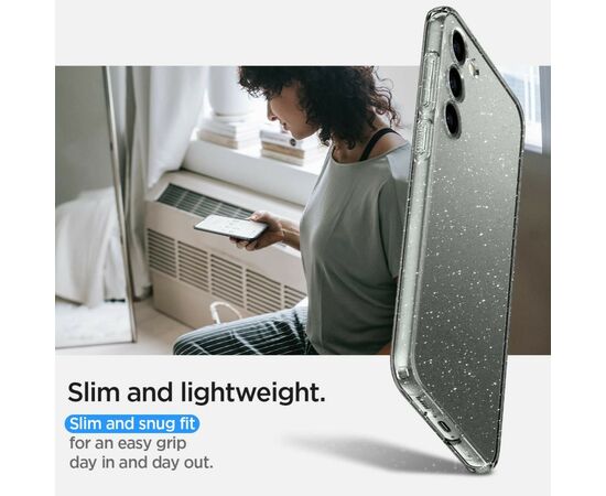 Чехол для мобильного телефона Spigen Samsung Galaxy S23 Plus Liquid Crystal Glitter, Crystal Quartz (ACS05664), изображение 6 Чехол для мобильного телефона Spigen Samsung Galaxy S23 Plus Liquid Crystal Glitter, Crystal Quartz (ACS05664), изображение 6