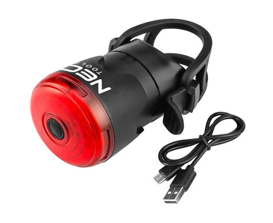 Задняя велофара Neo Tools 30 люмен 0.5Вт USB 400мАг IPX6 (91-003)