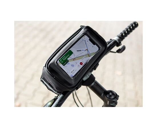 Велосумка на руль Neo Tools 600D 23 х 12 х 17 см Black (91-009), изображение 2