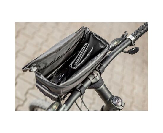 Велосумка на руль Neo Tools 600D 23 х 12 х 17 см Black (91-009), изображение 5