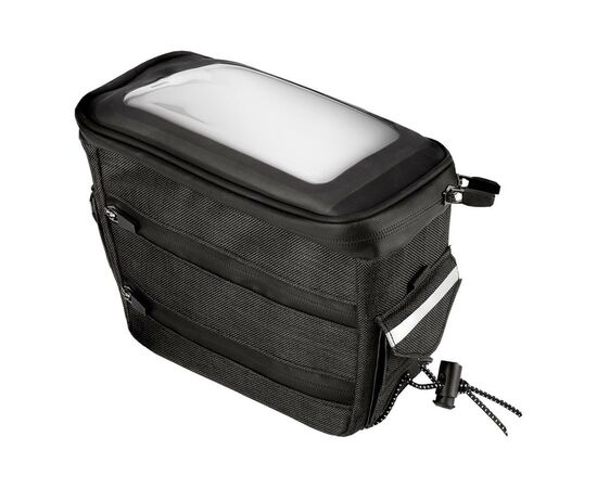 Велосумка на руль Neo Tools 600D 23 х 12 х 17 см Black (91-009), изображение 8