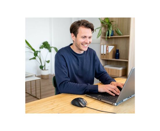 Мышка Trust Fyda Comfortable ECO USB Black-GREY (24728), изображение 2 Мышка Trust Fyda Comfortable ECO USB Black-GREY (24728), изображение 2