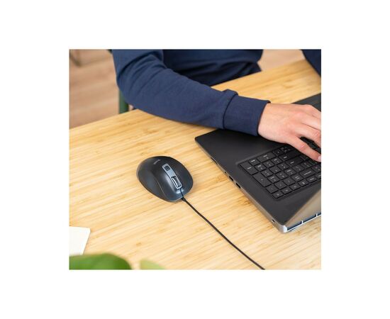 Мышка Trust Fyda Comfortable ECO USB Black-GREY (24728), изображение 4 Мышка Trust Fyda Comfortable ECO USB Black-GREY (24728), изображение 4