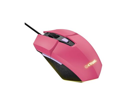Мышка Trust GXT 109 Felox RGB Pink (25068), изображение 3 Мышка Trust GXT 109 Felox RGB Pink (25068), изображение 3