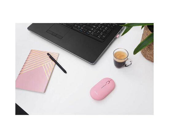 Мишка Trust Puck Wireless/Bluetooth Silent Pink (24125), зображення 10 Мишка Trust Puck Wireless/Bluetooth Silent Pink (24125), зображення 10