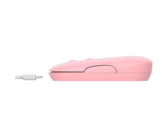 Мишка Trust Puck Wireless/Bluetooth Silent Pink (24125), зображення 5 Мишка Trust Puck Wireless/Bluetooth Silent Pink (24125), зображення 5