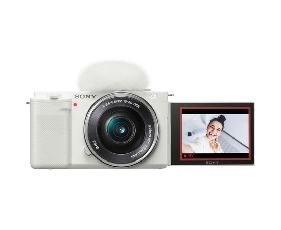 Цифровой фотоаппарат Sony Alpha ZV-E10 kit 16-50mm White (ZVE10LW.CEC), изображение 2 Цифровой фотоаппарат Sony Alpha ZV-E10 kit 16-50mm White (ZVE10LW.CEC), изображение 2