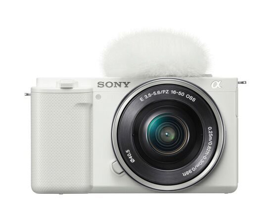 Цифровой фотоаппарат Sony Alpha ZV-E10 kit 16-50mm White (ZVE10LW.CEC)