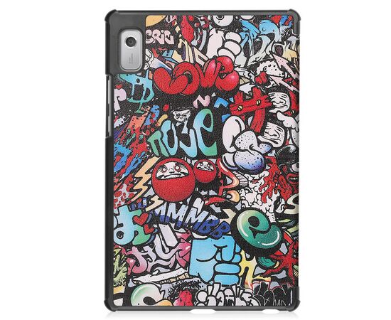 Чехол для планшета BeCover Smart Case Lenovo Tab M9 TB-310 9" Graffiti (709230), изображение 3 Чехол для планшета BeCover Smart Case Lenovo Tab M9 TB-310 9" Graffiti (709230), изображение 3