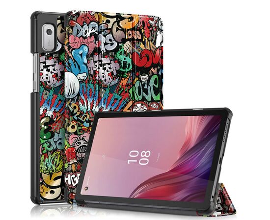 Чехол для планшета BeCover Smart Case Lenovo Tab M9 TB-310 9" Graffiti (709230), изображение 6 Чехол для планшета BeCover Smart Case Lenovo Tab M9 TB-310 9" Graffiti (709230), изображение 6
