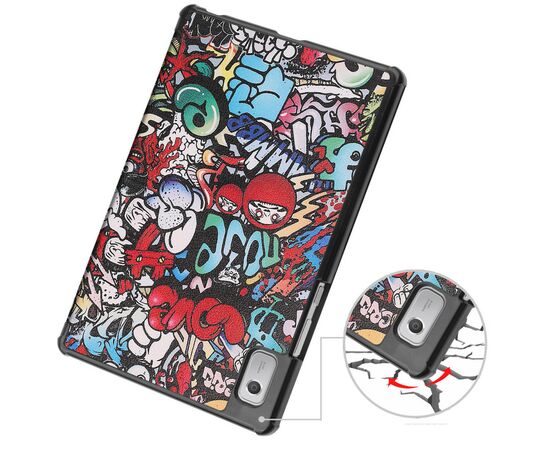Чехол для планшета BeCover Smart Case Lenovo Tab M9 TB-310 9" Graffiti (709230), изображение 9 Чехол для планшета BeCover Smart Case Lenovo Tab M9 TB-310 9" Graffiti (709230), изображение 9