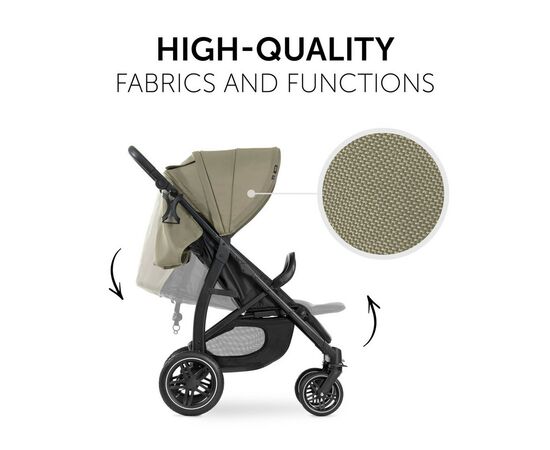 Коляска Hauck Rapid 4D Air Olive (14849-5), изображение 6 Коляска Hauck Rapid 4D Air Olive (14849-5), изображение 6