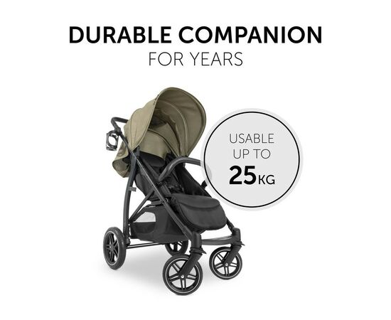 Коляска Hauck Rapid 4D Air Olive (14849-5), изображение 9 Коляска Hauck Rapid 4D Air Olive (14849-5), изображение 9
