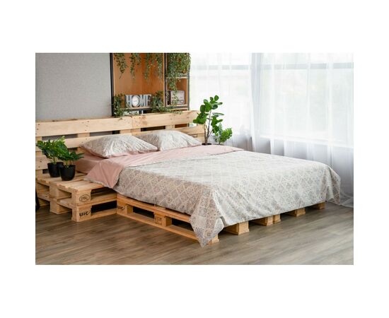 Постельное белье Ardesto Gloria сатин розовый евро 200х220 (ART2022LP), изображение 2