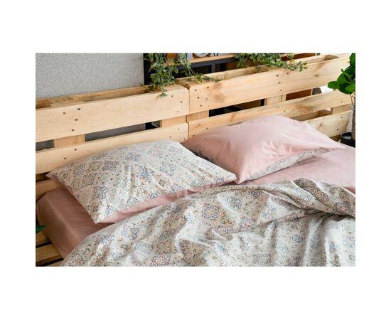 Постельное белье Ardesto Gloria сатин розовый евро 200х220 (ART2022LP), изображение 7