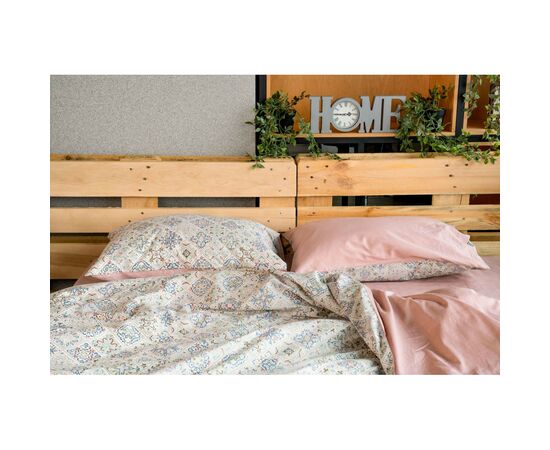 Постельное белье Ardesto Gloria сатин розовый евро 200х220 (ART2022LP), изображение 8