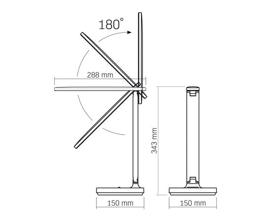 Настольная лампа Videx LED з акумулятором 5W 1800-5000K (VL-TF16W), изображение 7 Настольная лампа Videx LED з акумулятором 5W 1800-5000K (VL-TF16W), изображение 7