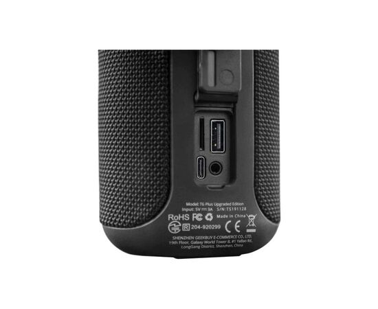 Акустическая система Tronsmart T6 Plus Upgraded Edition Black (367785), изображение 2 Акустическая система Tronsmart T6 Plus Upgraded Edition Black (367785), изображение 2