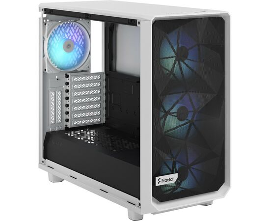 Корпус Fractal Design Meshify 2 RGB White TG Clear t (FD-C-MES2A-08), изображение 8 Корпус Fractal Design Meshify 2 RGB White TG Clear t (FD-C-MES2A-08), изображение 8