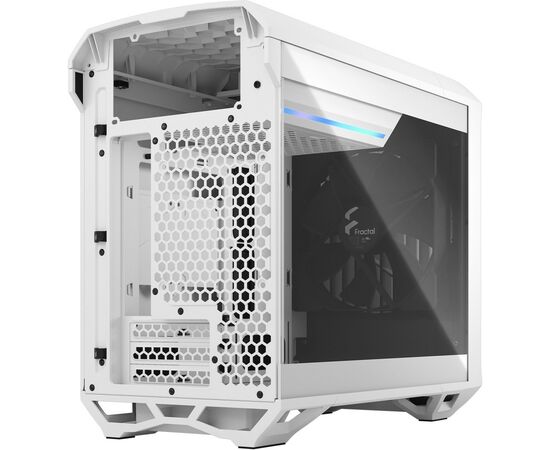 Корпус Fractal Design Torrent Nano White TG Clear ti (FD-C-TOR1N-03), изображение 2 Корпус Fractal Design Torrent Nano White TG Clear ti (FD-C-TOR1N-03), изображение 2