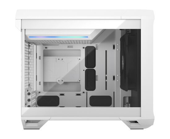 Корпус Fractal Design Torrent Nano White TG Clear ti (FD-C-TOR1N-03), изображение 3 Корпус Fractal Design Torrent Nano White TG Clear ti (FD-C-TOR1N-03), изображение 3