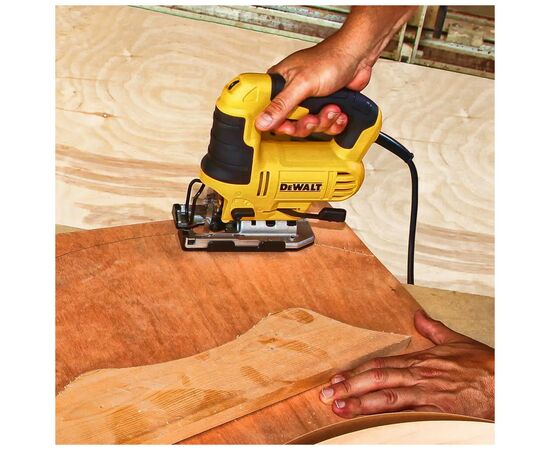 Электролобзик DeWALT 650 Вт, 500 - 3200 ход/мин, 2.4 кг (DWE349), изображение 12