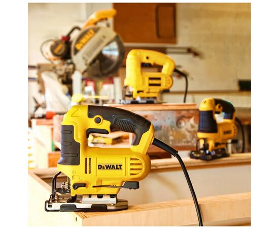 Электролобзик DeWALT 650 Вт, 500 - 3200 ход/мин, 2.4 кг (DWE349), изображение 9