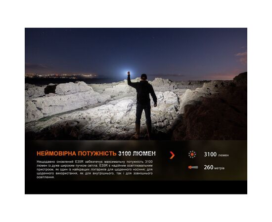 Фонарь Fenix E35R, изображение 5 Фонарь Fenix E35R, изображение 5