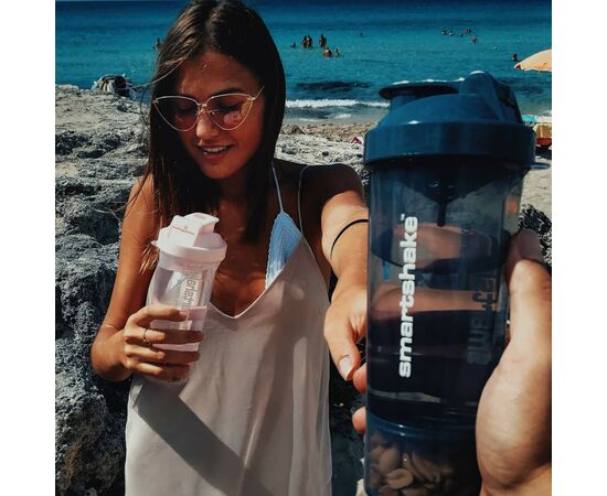 Шейкер спортивный SmartShake Slim 500ml Black (10253001), изображение 3 Шейкер спортивный SmartShake Slim 500ml Black (10253001), изображение 3