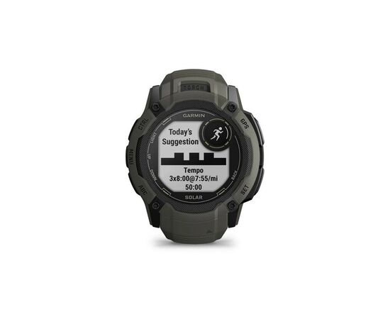 Смарт-часы Garmin Instinct 2X Solar, Moss, GPS (010-02805-05), изображение 8 Смарт-часы Garmin Instinct 2X Solar, Moss, GPS (010-02805-05), изображение 8