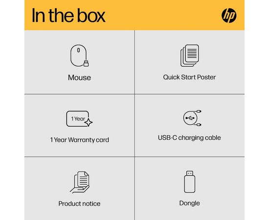Мышка HP Creator 930 Wireless Silver (1D0K9AA), изображение 9 Мышка HP Creator 930 Wireless Silver (1D0K9AA), изображение 9