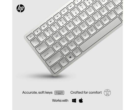 Клавиатура HP 970 Programmable Bluetooth/Wireless UA White (3Z729AA), изображение 10 Клавиатура HP 970 Programmable Bluetooth/Wireless UA White (3Z729AA), изображение 10